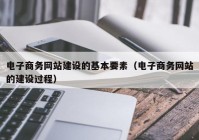 电子商务网站建设的基本要素（电子商务网站的建设过程）