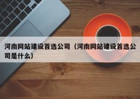 河南网站建设首选公司（河南网站建设首选公司是什么）