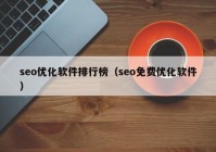 seo优化软件排行榜（seo免费优化软件）