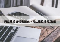 网站建设日程表范文（网站建设流程总结）